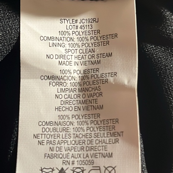 NWT DJ-Jaz semi- formal dress- beaded net overlay/ chiffon layer Sz 4 - Picture 12 of 16